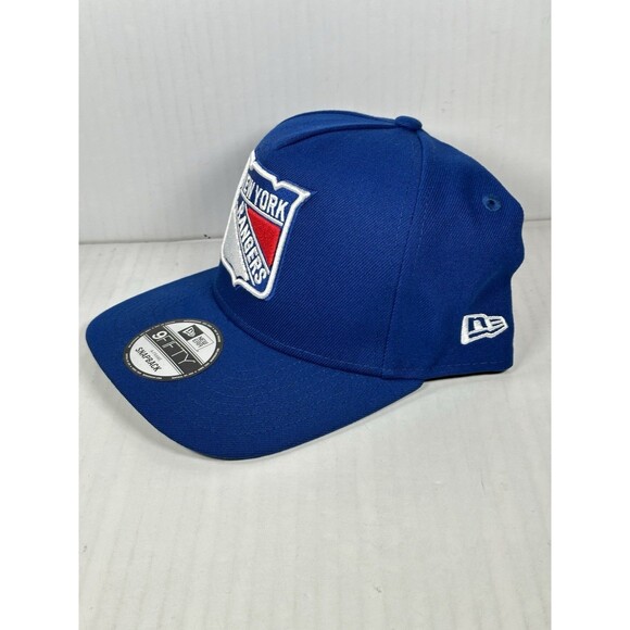 New Era 9FIFTY New York Rangers A-Frame NHL Adjustable SnapBack Hat Cap NWT - Picture 2 of 5